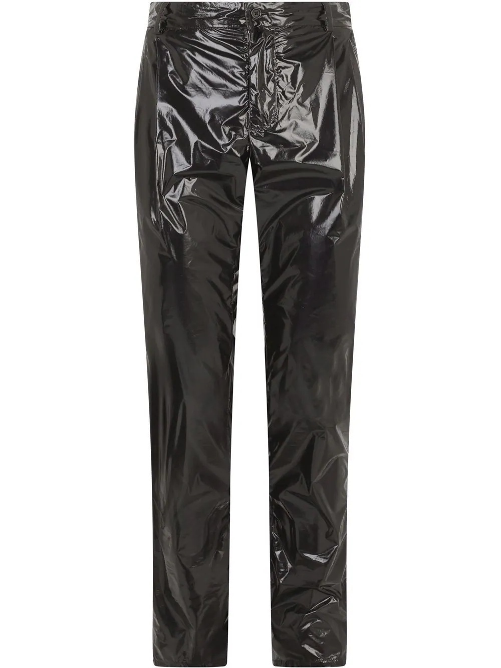 high-shine slim-fit trousers - 1