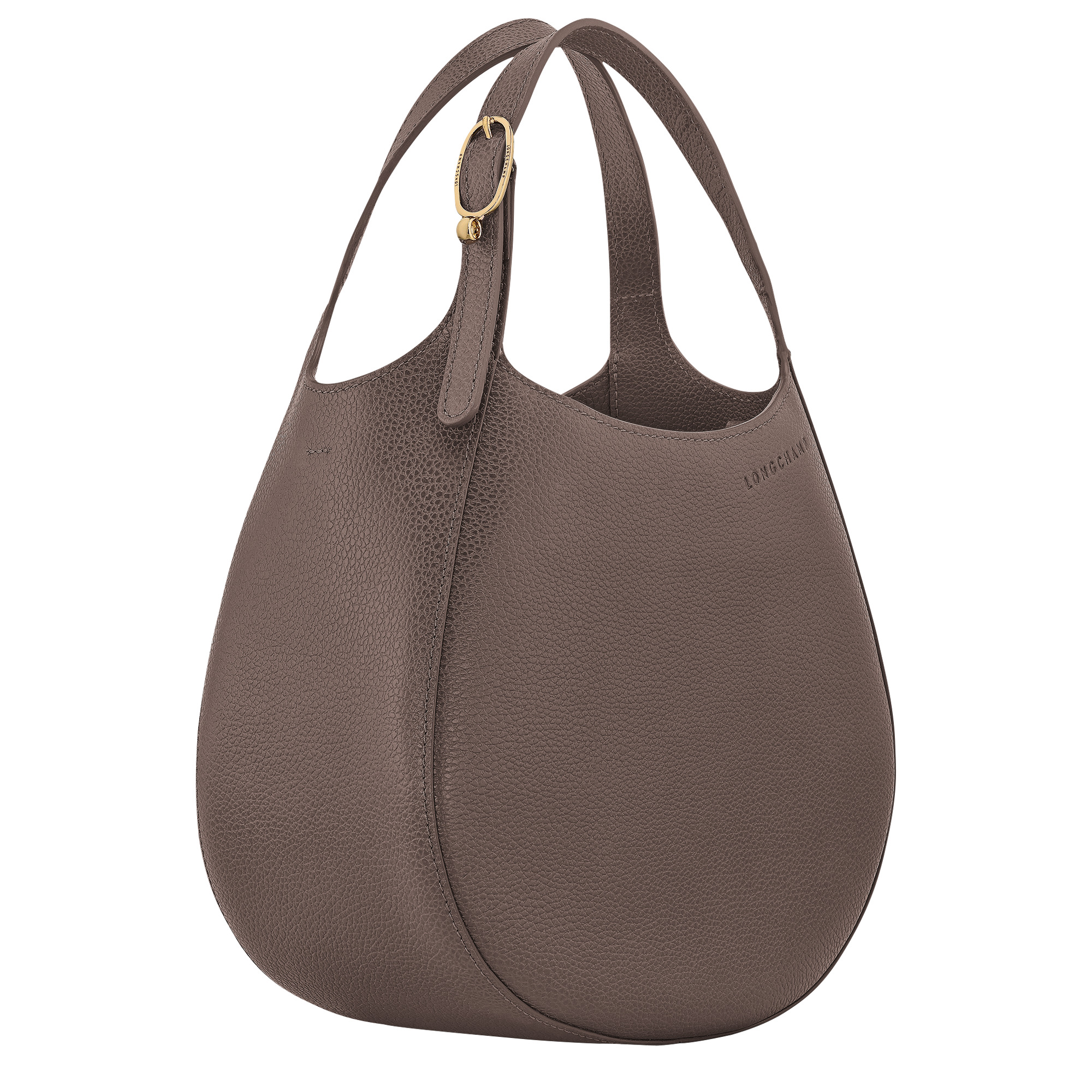 Le Foulonné S Handbag Taupe - Leather - 3