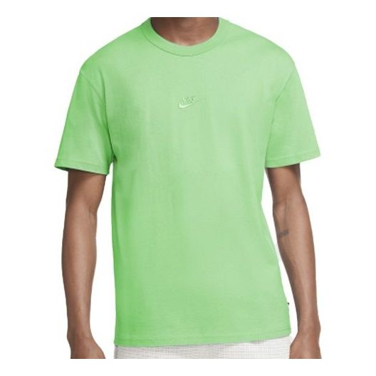 Nike Minimalistic Embroidered Logo Short Sleeve Green DB3194-390 - 1