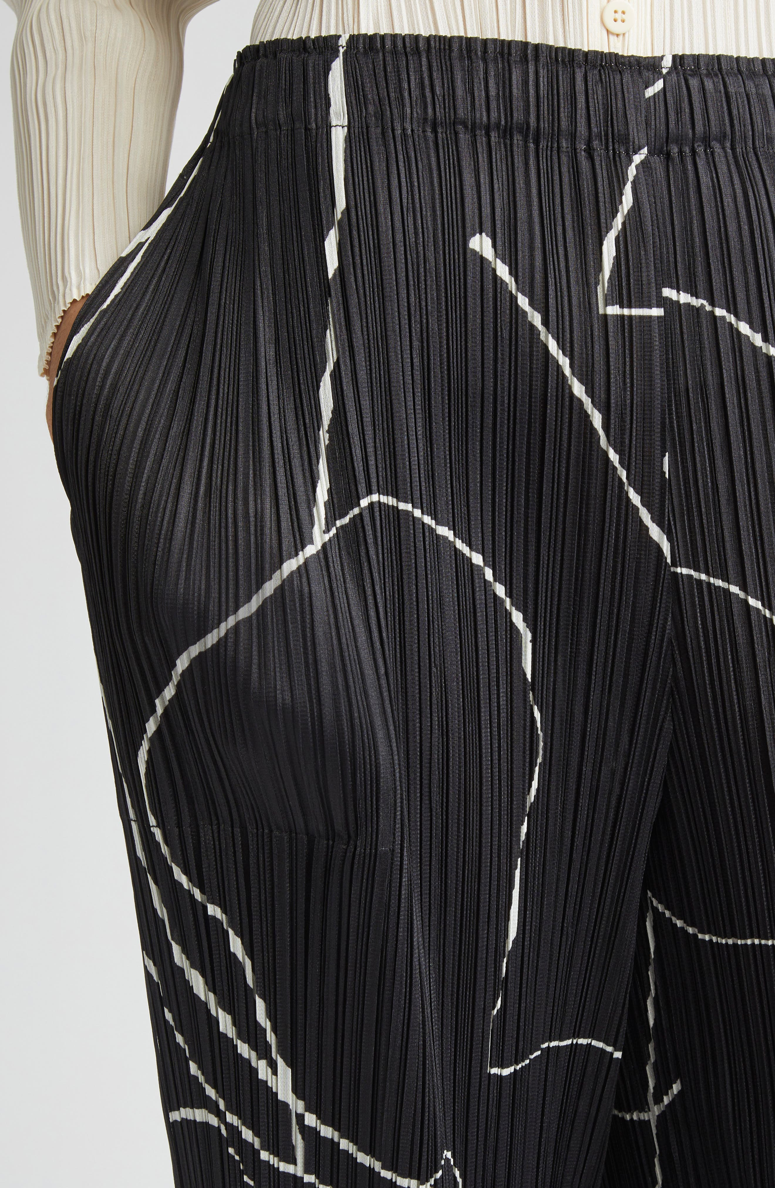 Pleats Please Issey Miyake Pause Pleated Pants in Black at Nordstrom - 5