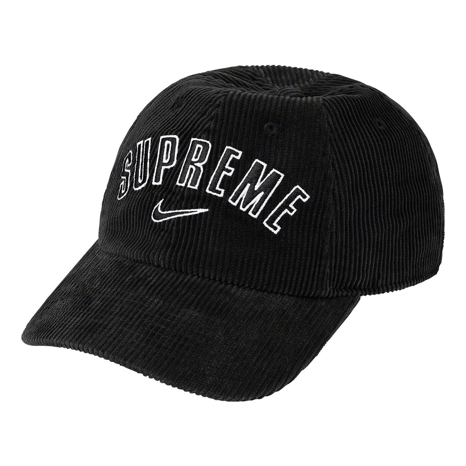 Supreme Supreme x Nike Arc Corduroy 6-Panel Cap 'Black White