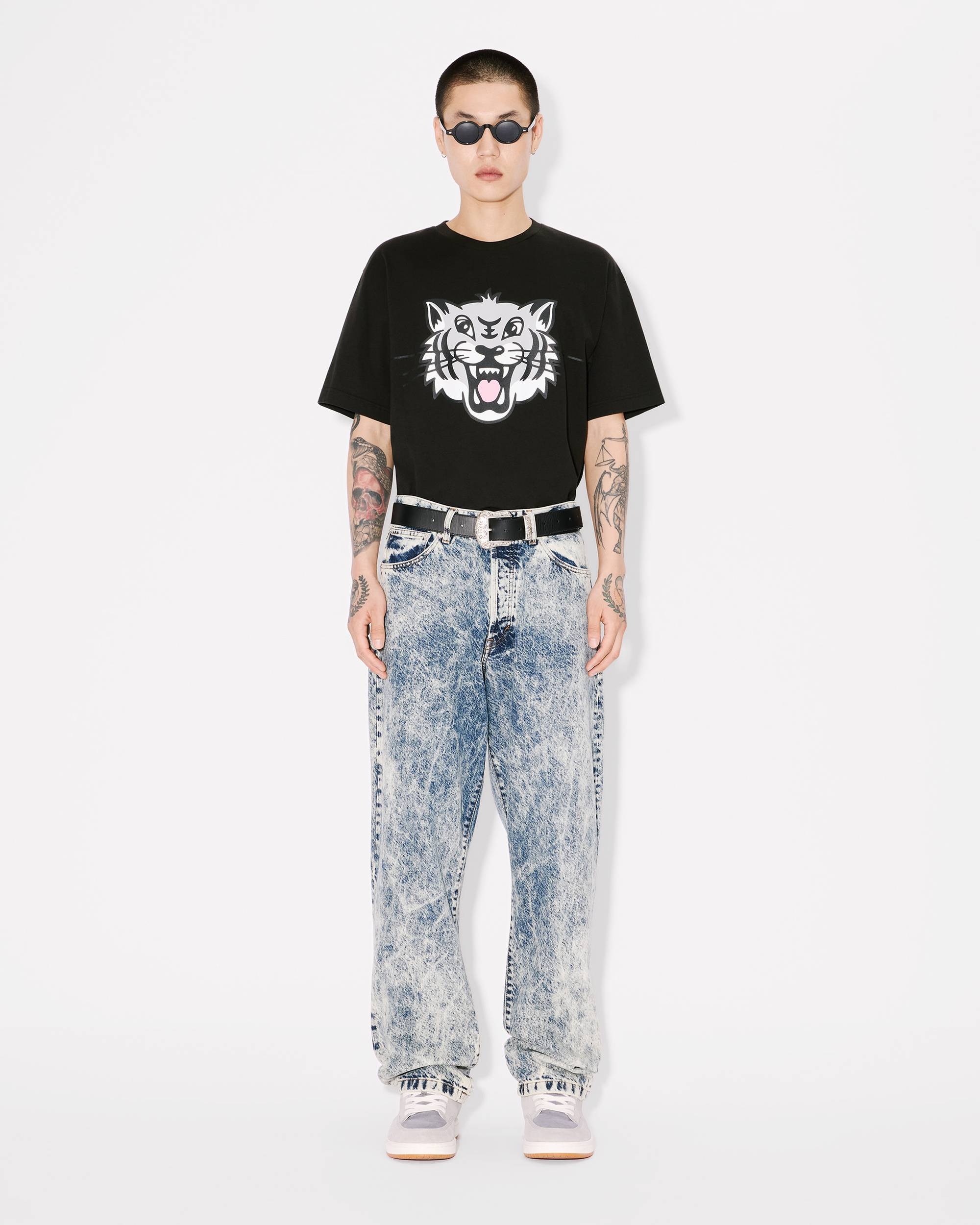 'KENZO Happy Tiger' T-shirt in cotton - 5