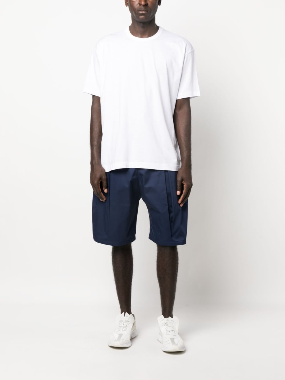 rear logo-print T-shirt - 2