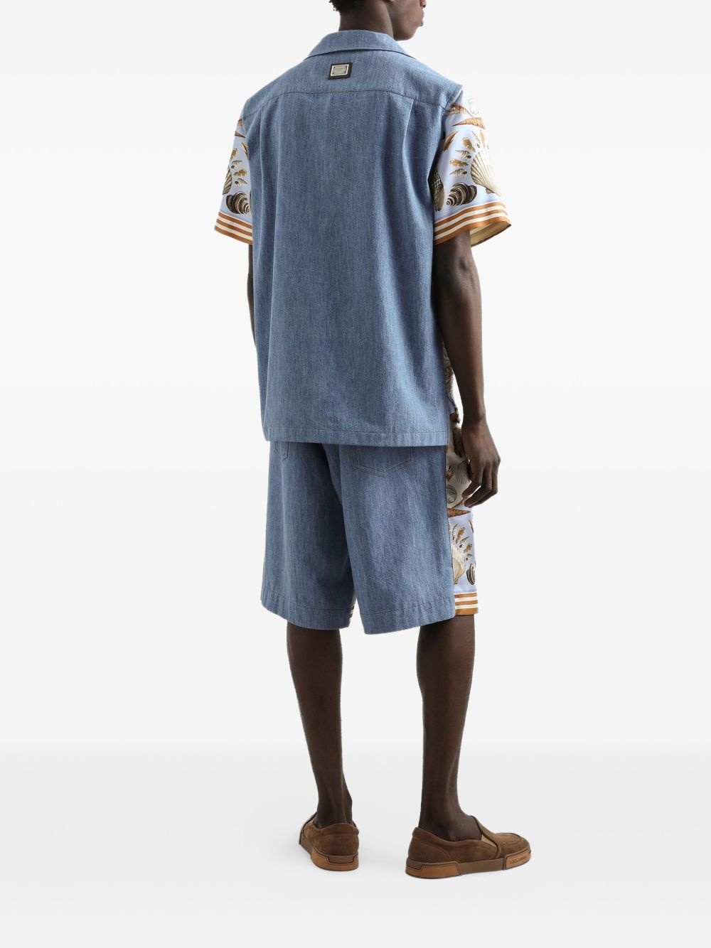 cotton-silk bermuda shorts - 3