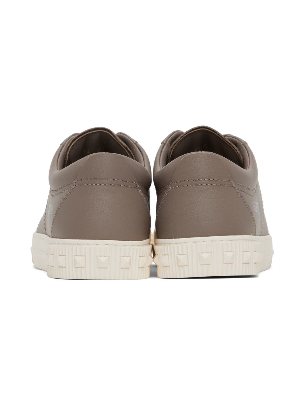 Taupe Cityplanet Calfskin Sneakers - 2