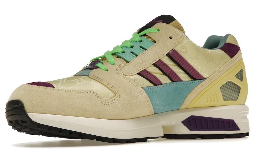 (WMNS) Gucci x Adidas Originals ZX 8000 GG Sneakers 'Beige Gold' 722212-AAA9C-9341 - 3