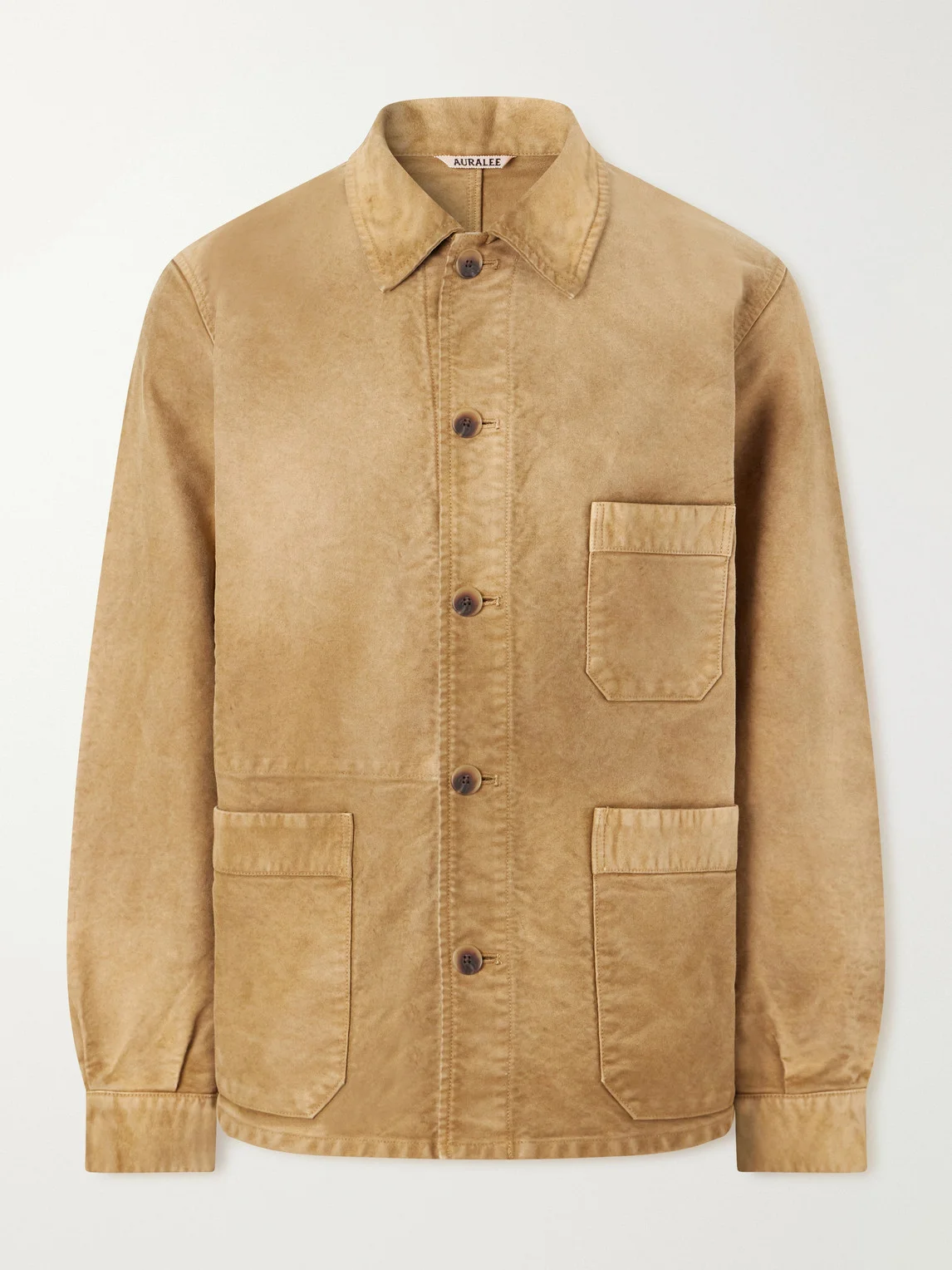 Garment-Dyed Cotton-Moleskin Blouson Jacket - 1