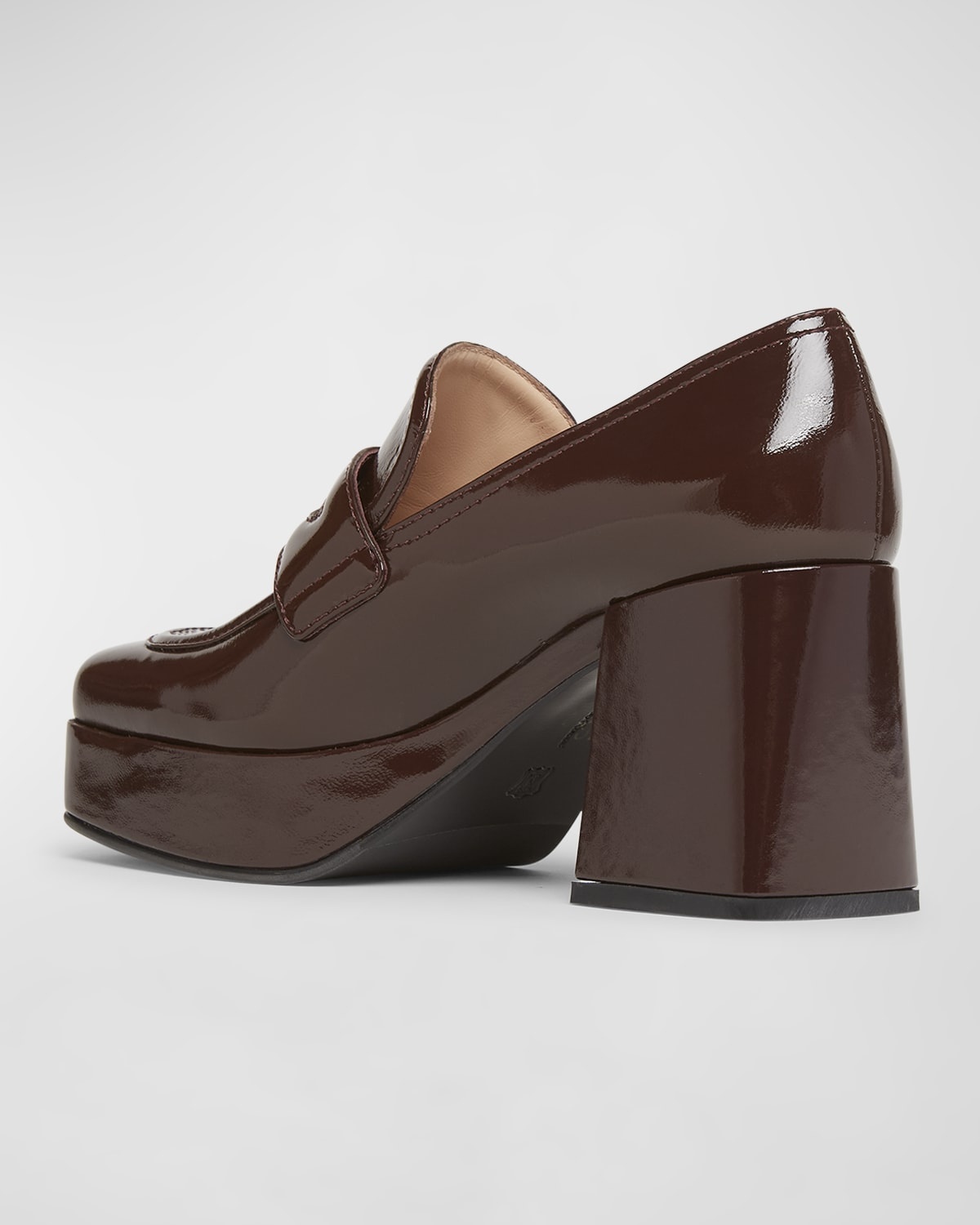 Patent Platform Penny Loafers - 4