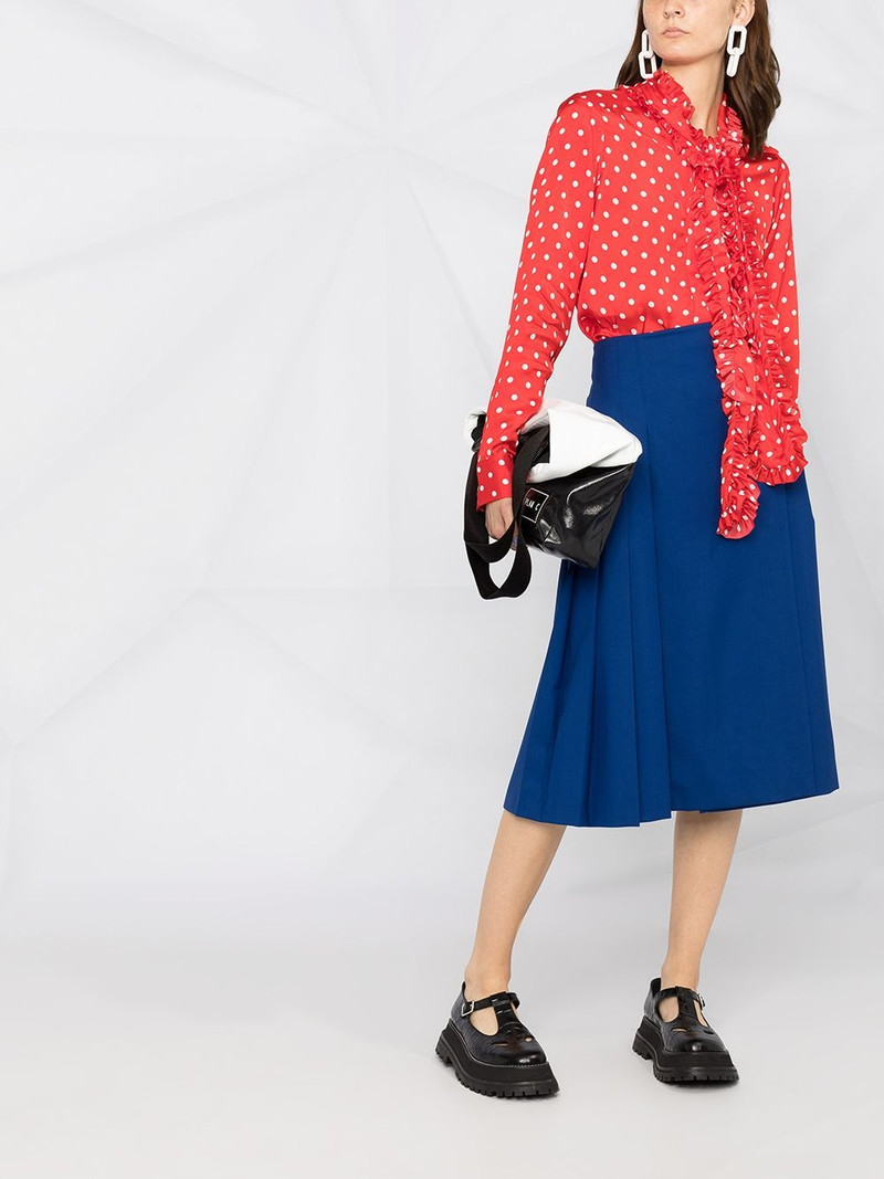 Plan C polka dot-print blouse outlook