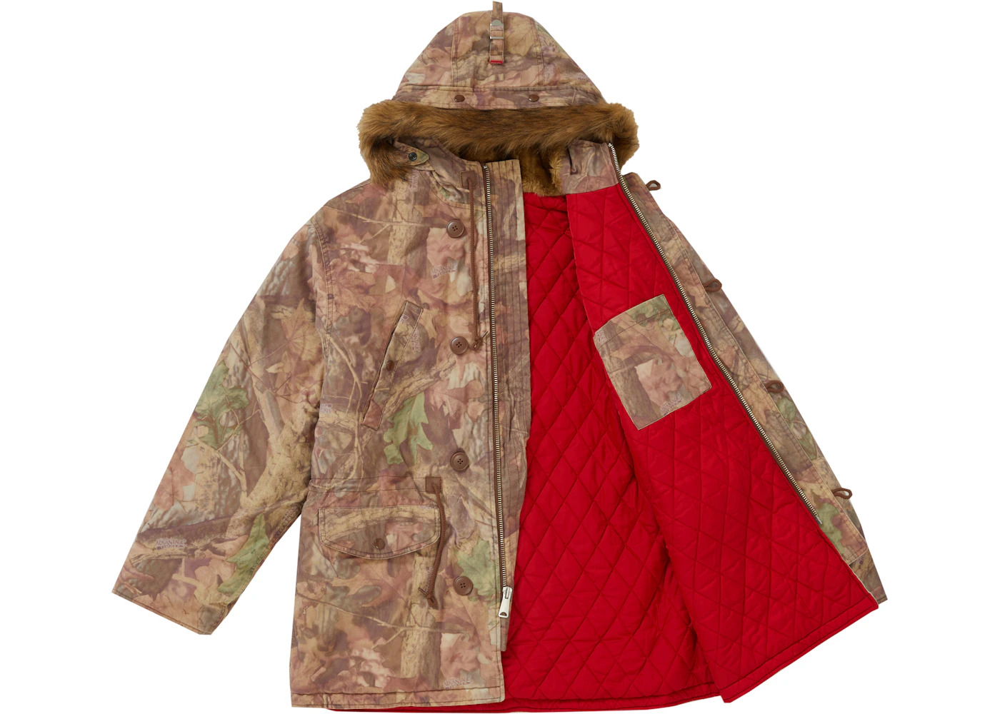 Supreme Spellout N-3B Parka Advantage Timber Camo - 2