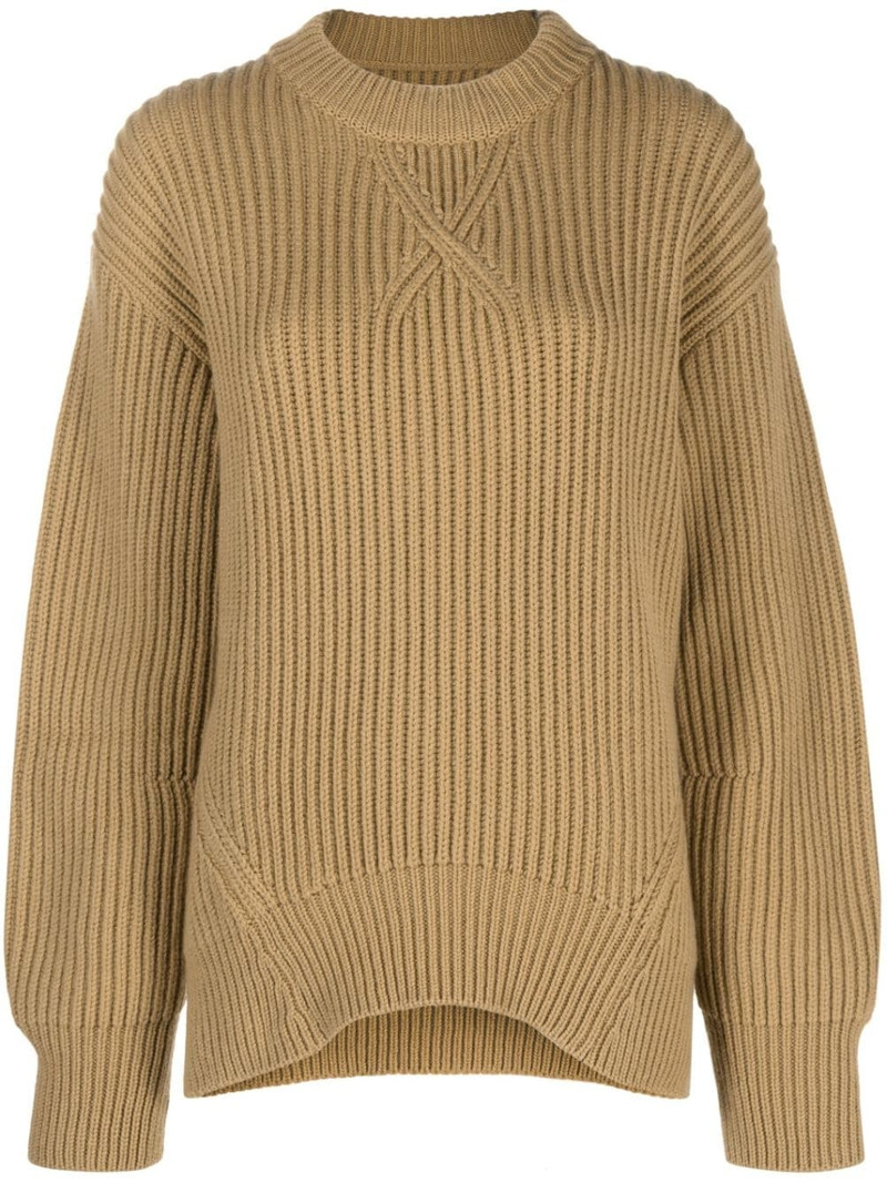 ribbed-knit wool jumper 1