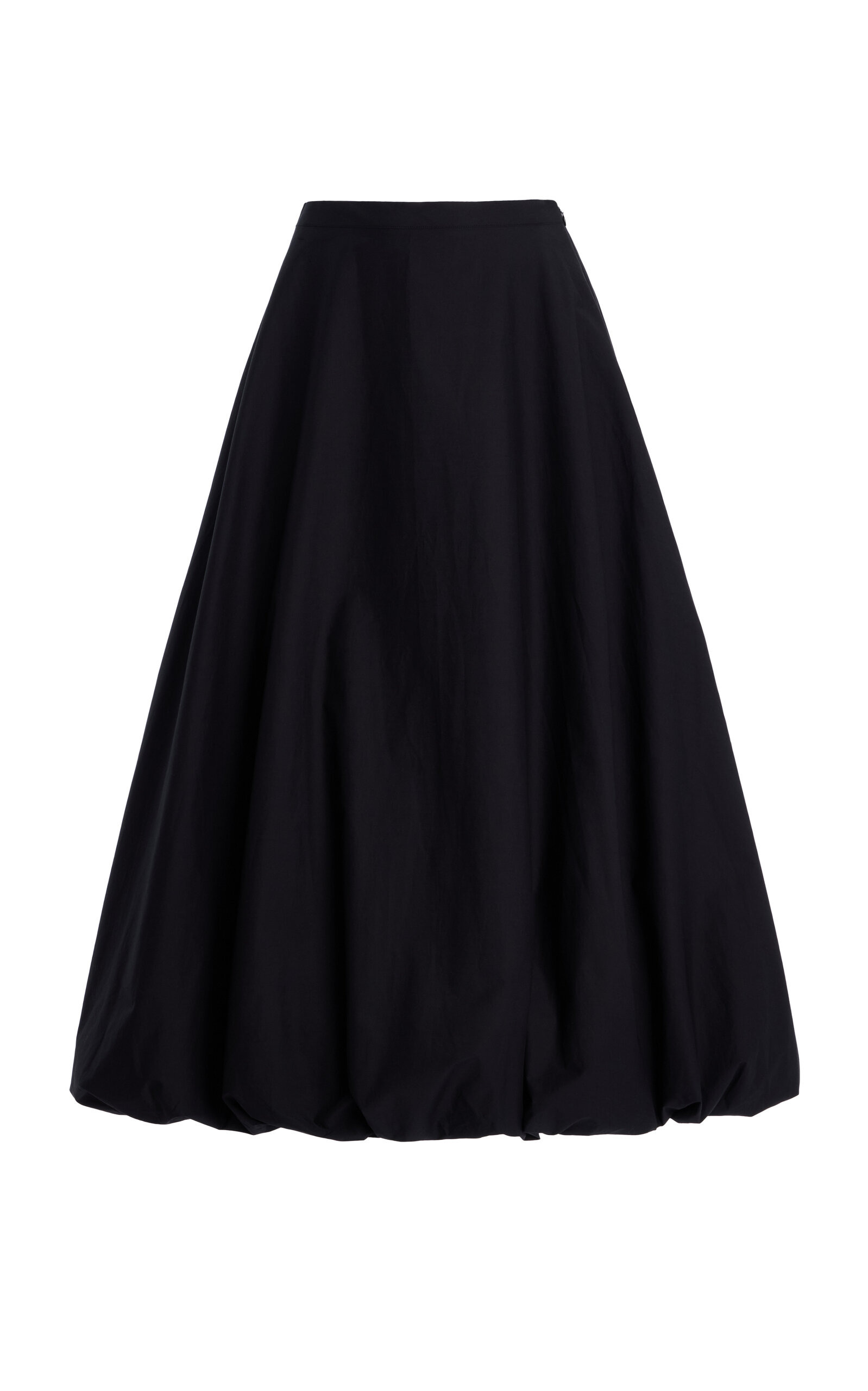 Aubrey Organic Cotton Bubble Maxi Skirt black - 1