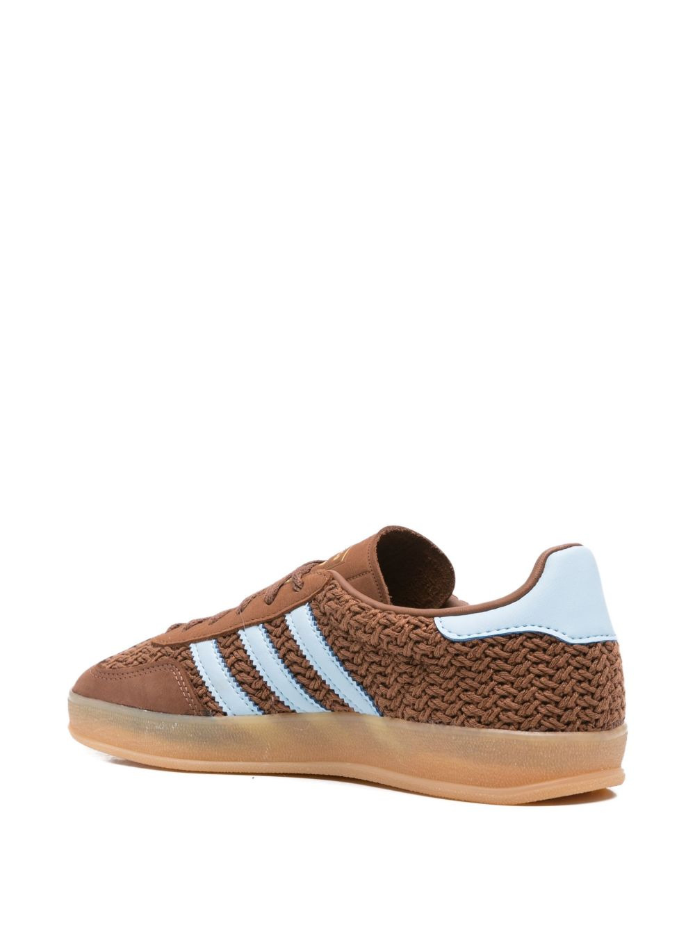 Gazelle textured-stripe sneakers - 3