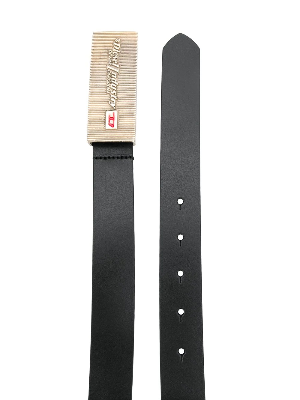 logo plaque buckle belt  - 2