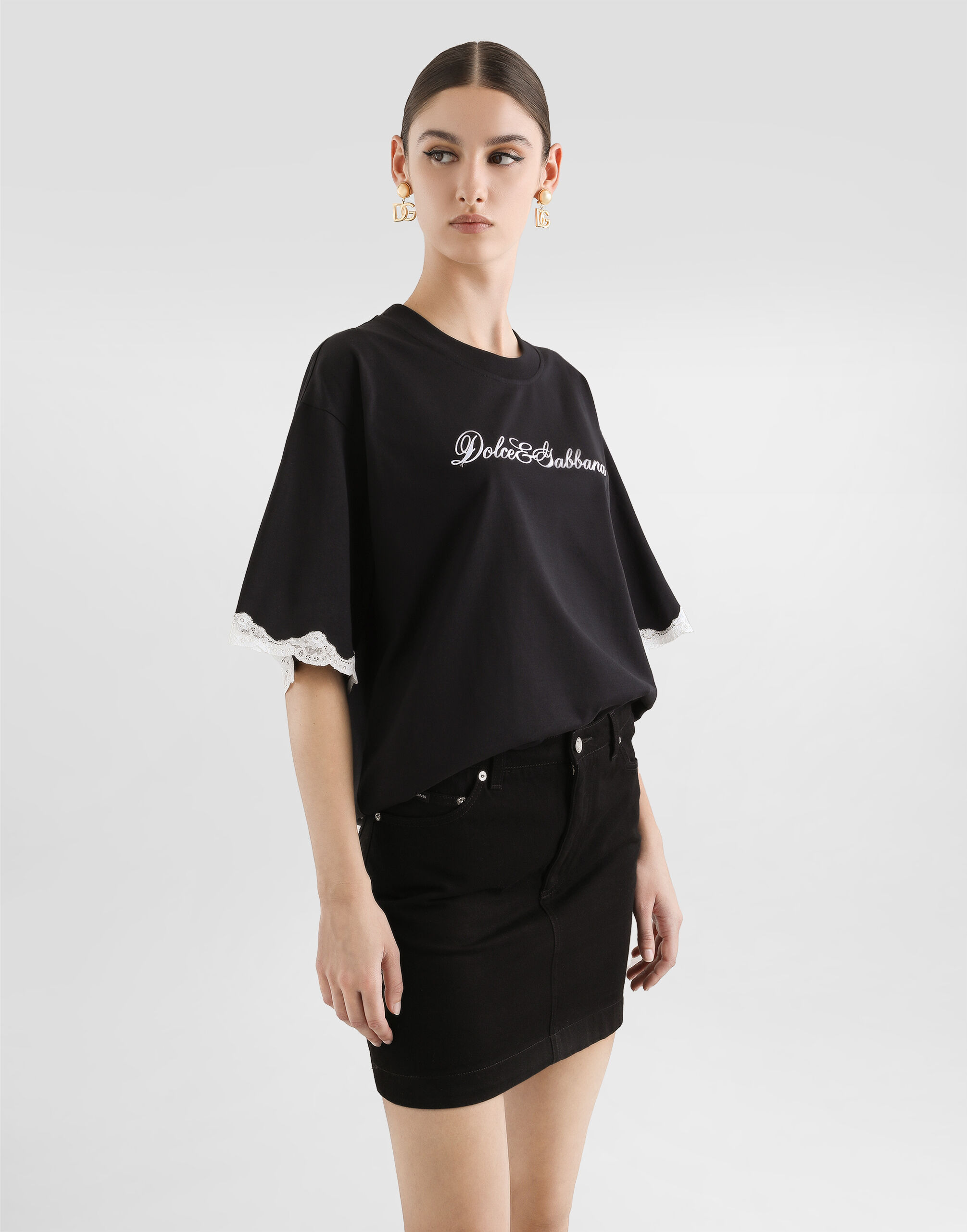 jersey t-shirt with embroidery - 5