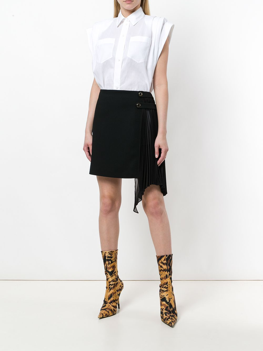 structured shoulder shirt - 2