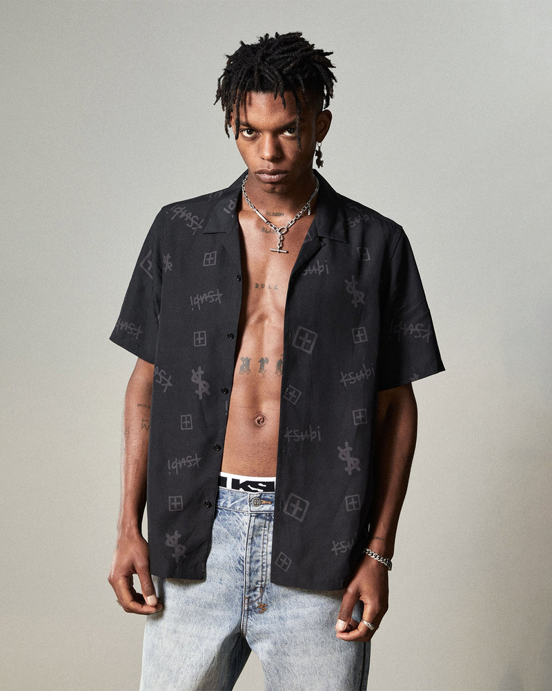 Ksubi KASH BOX RESORT SS SHIRT COAL outlook