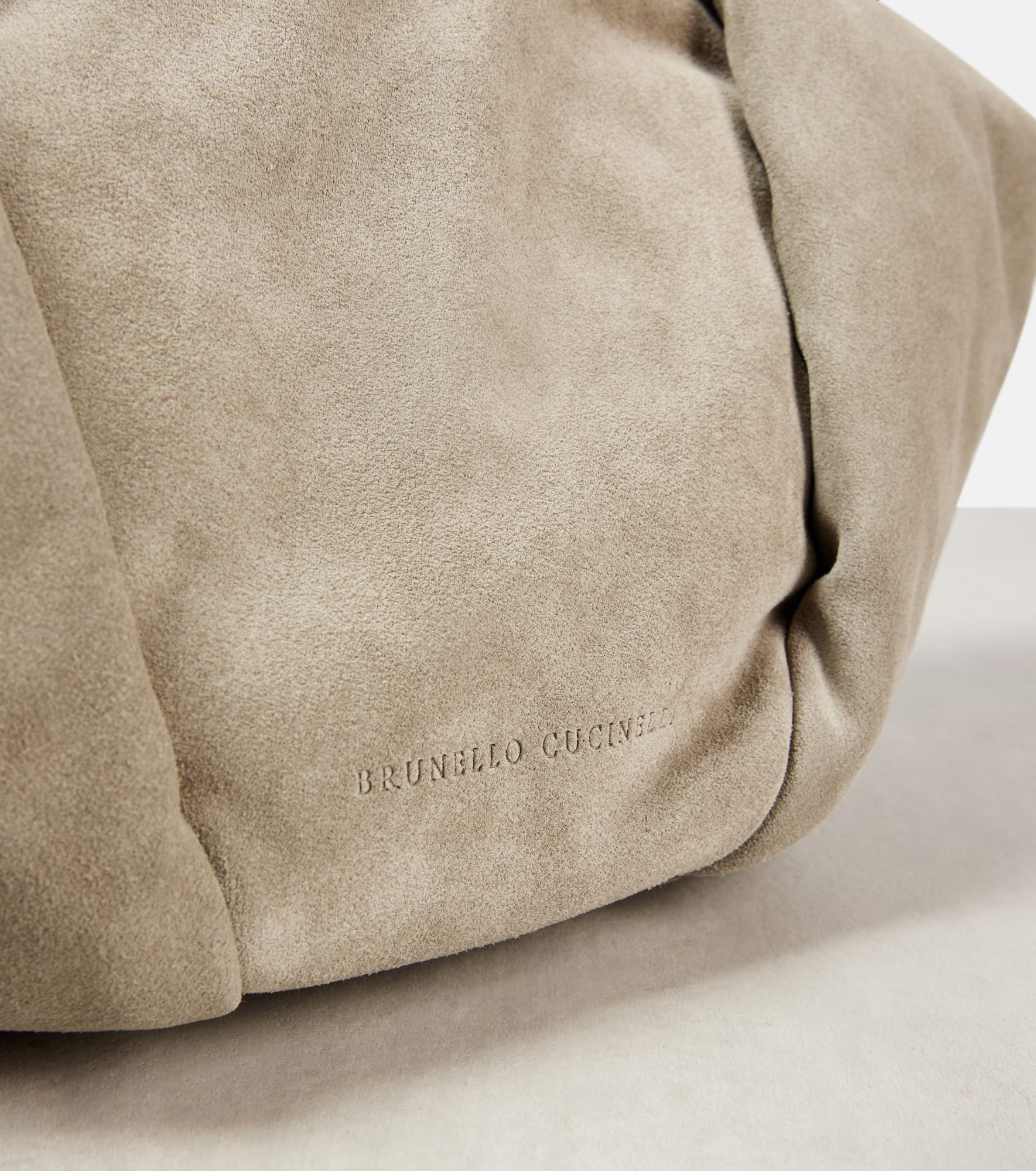 Fold-Over Small suede clutch - 4