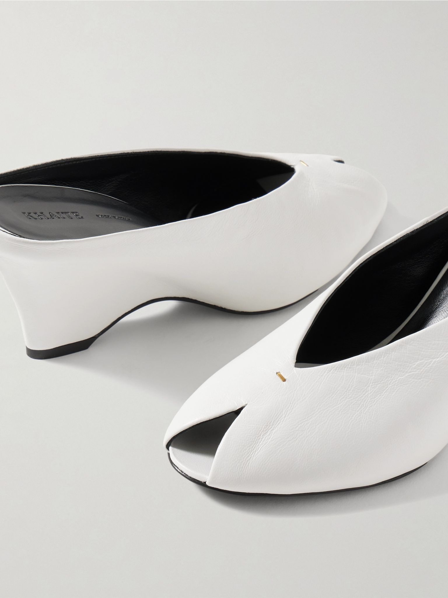 Cloak leather mules White - 4