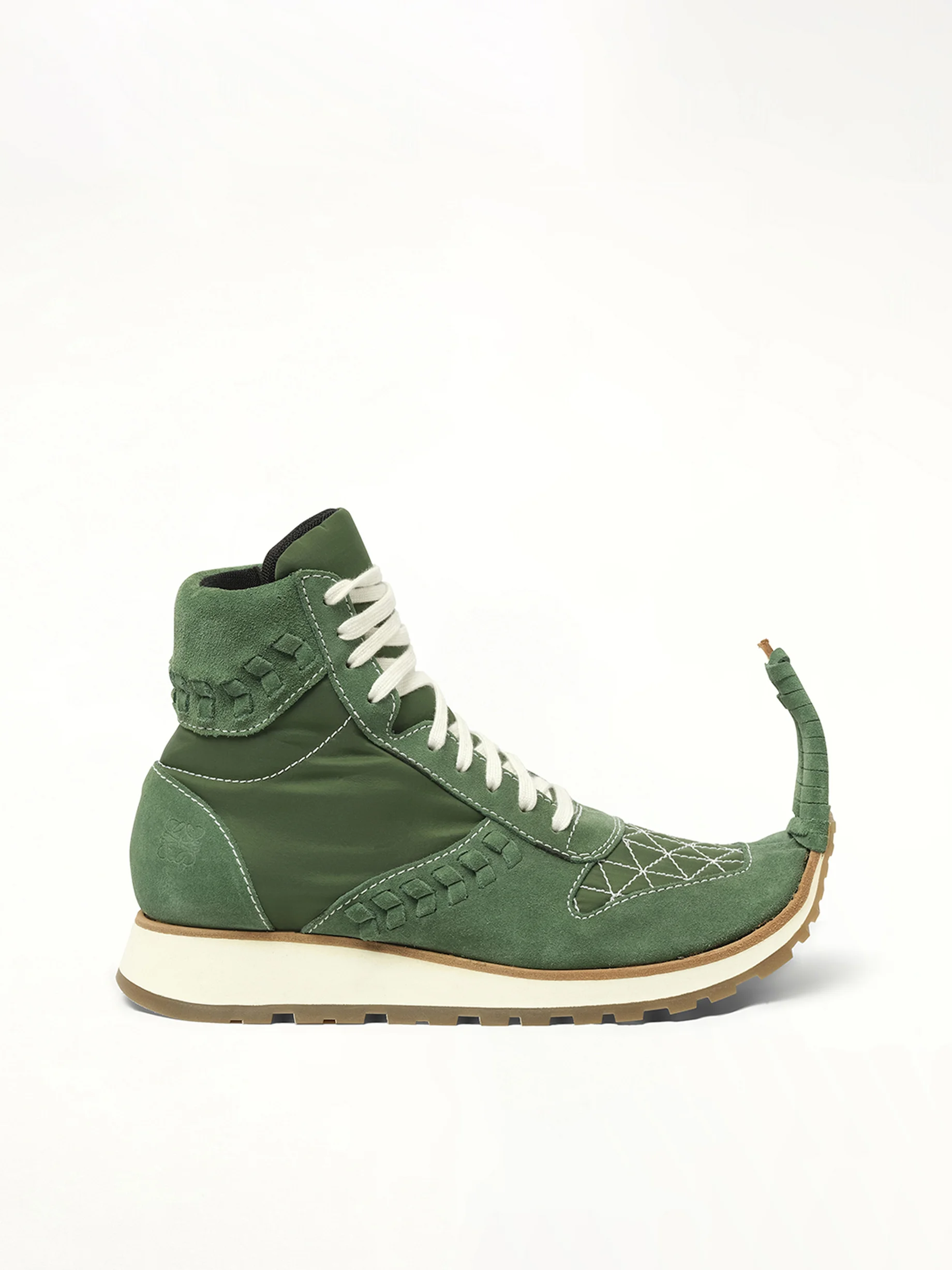Dinosaur Sneaker Hi in Green - 1