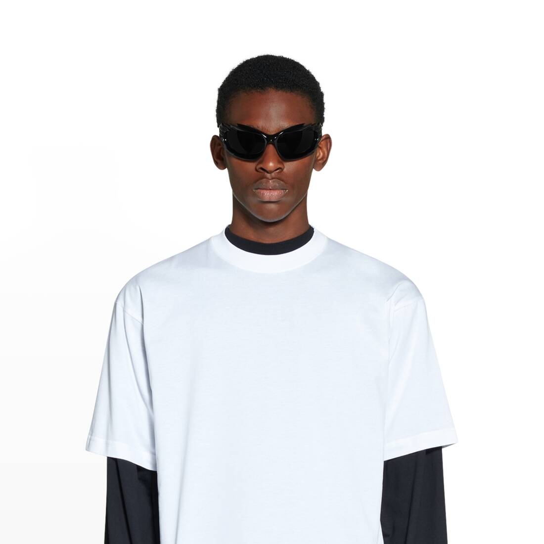 Men's Care Label T-shirt Medium Fit in White - 6