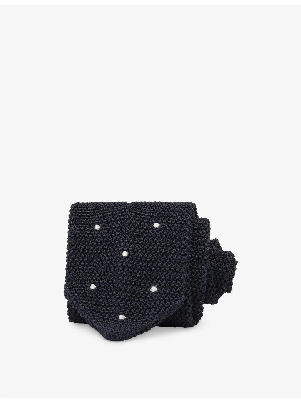 Punto Spot Knitted Silk Tie - 1
