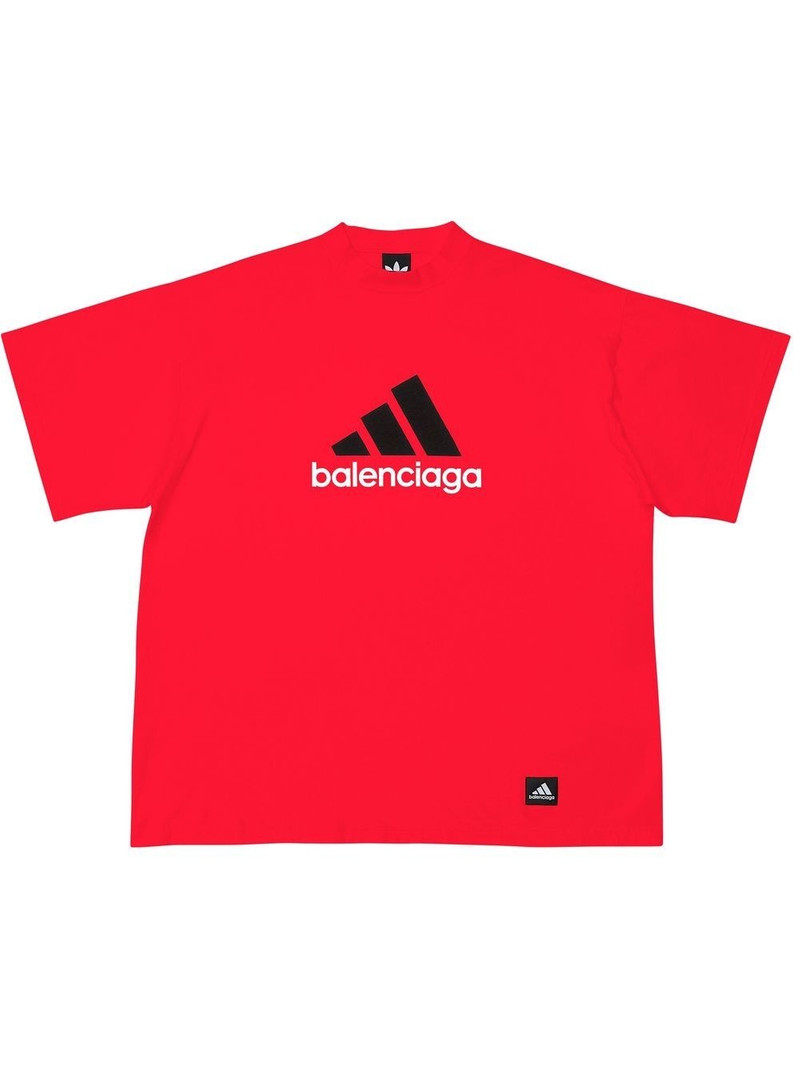 x adidas logo-print T-shirt - 1