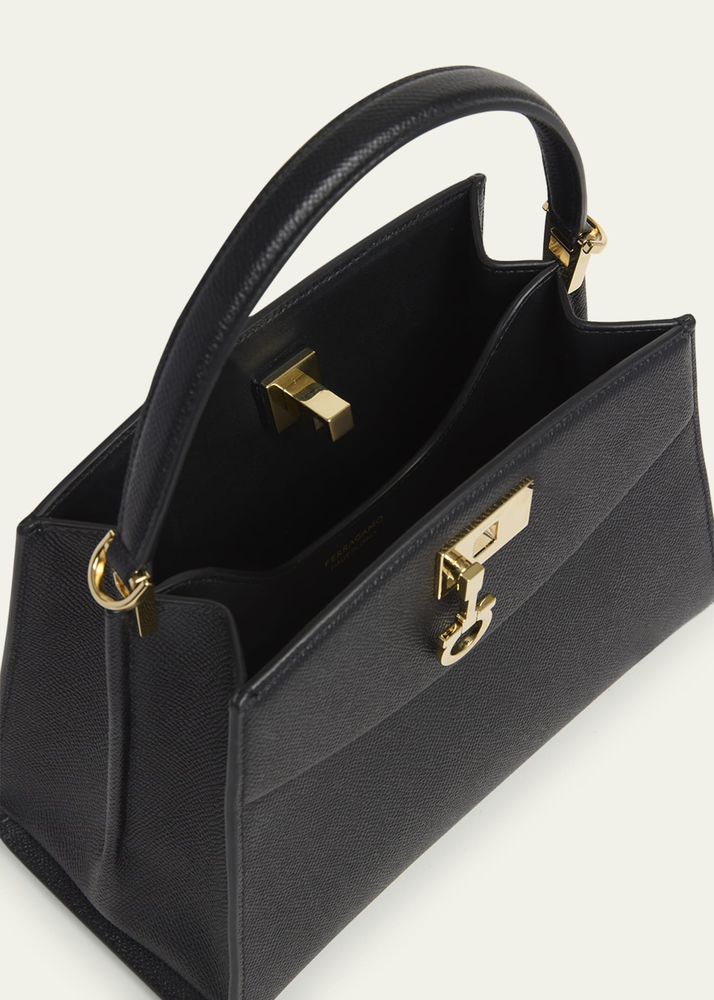 The New Studio Small Box Leather Top-Handle Bag - 3