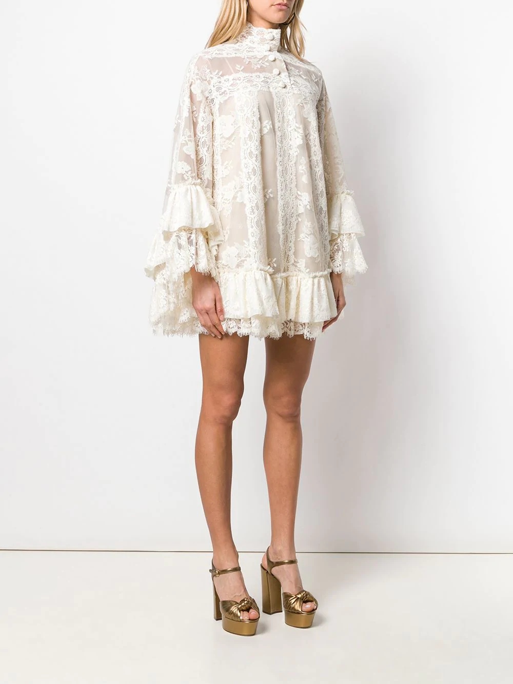 lace shift dress - 3