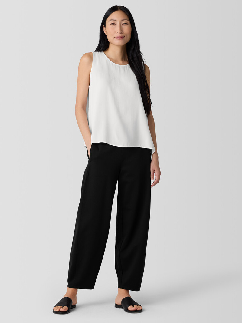 EILEEN FISHER Washable Flex Ponte Curved Lantern Pant outlook