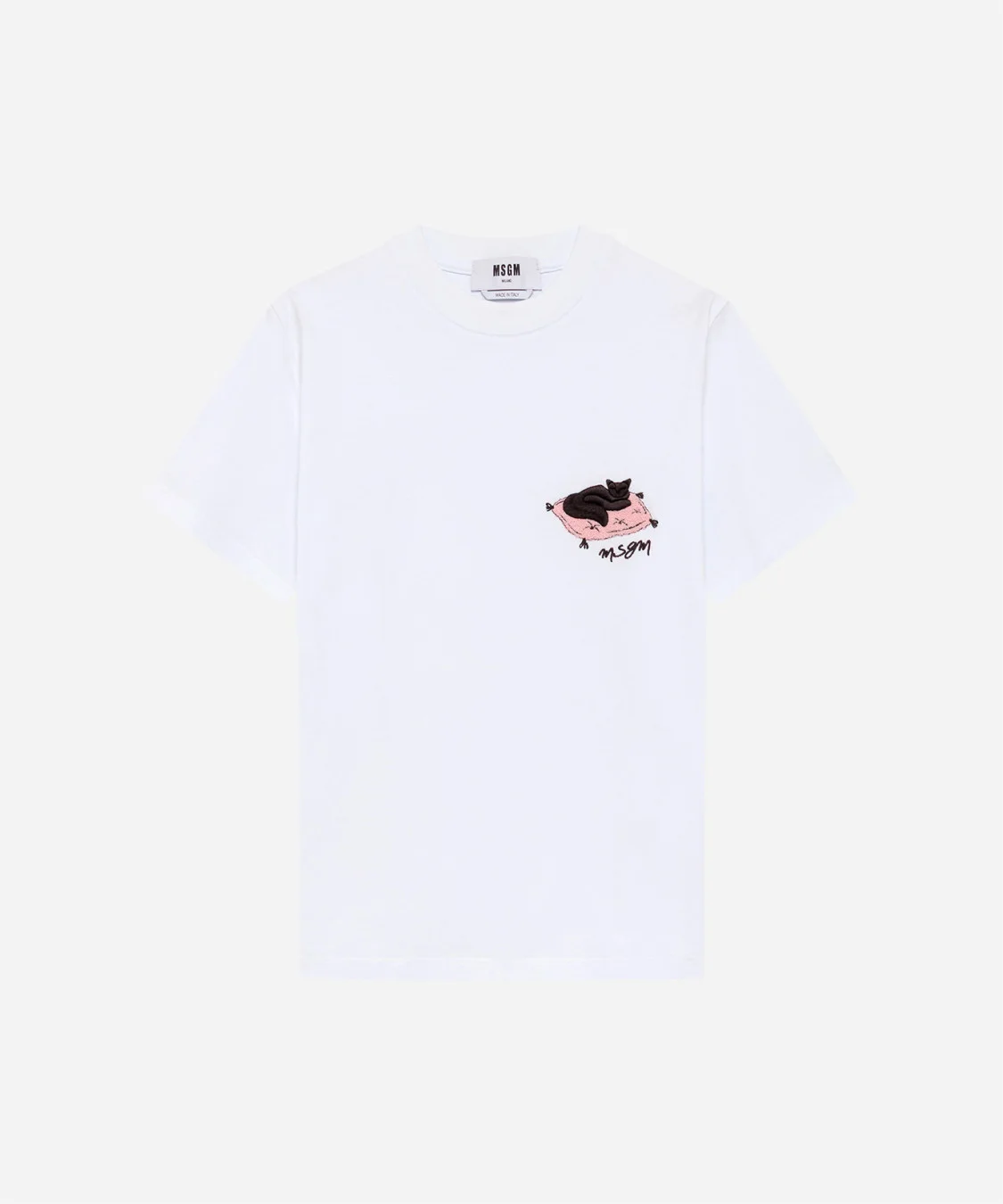 T-shirt with print and patch - 1