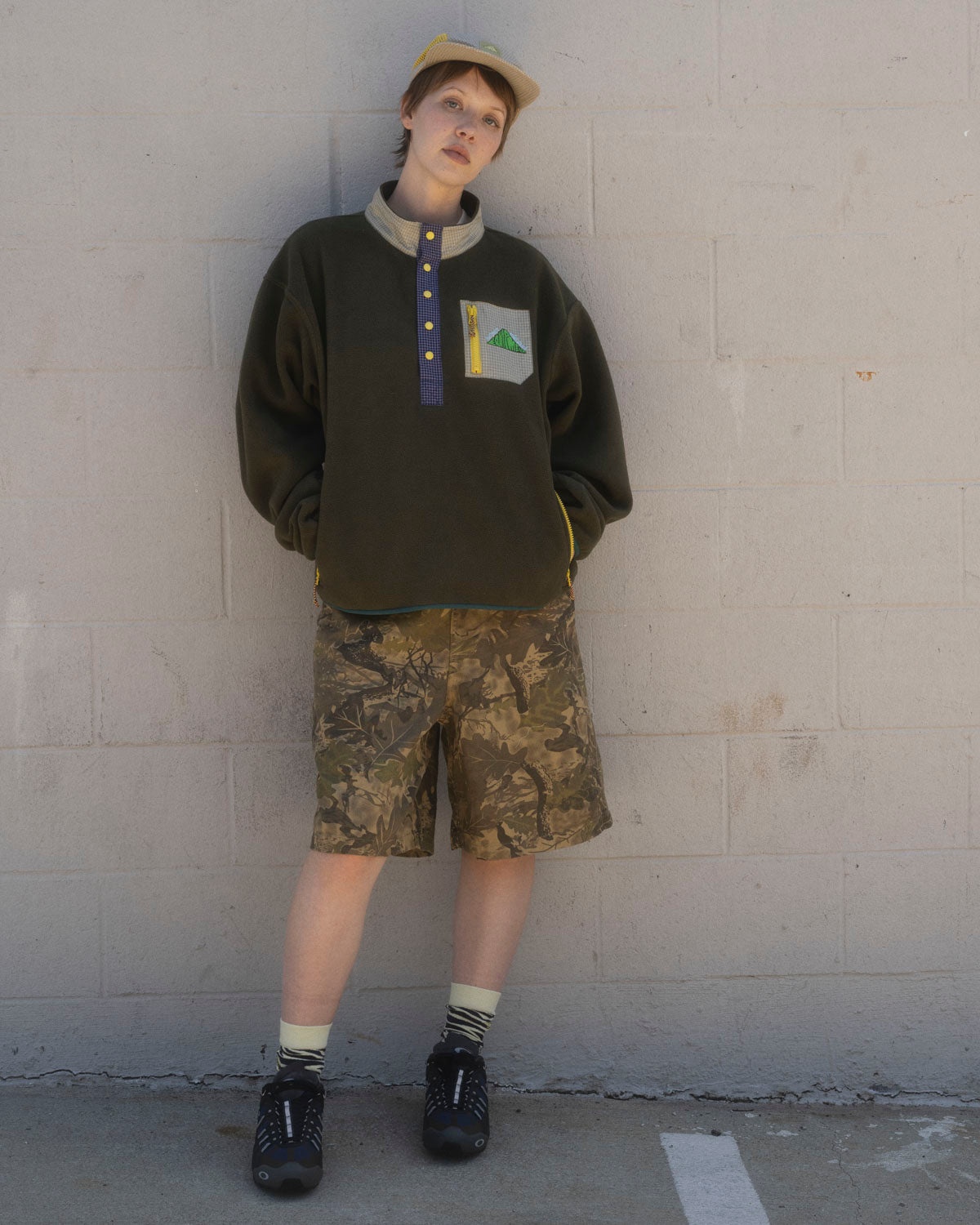 Twill Climber Short - Leaf Camo - 4