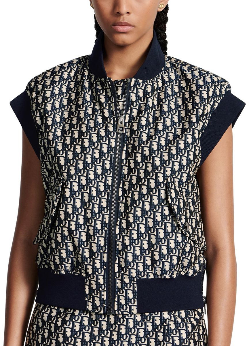Dior Oblique pattern waistcoat - 2
