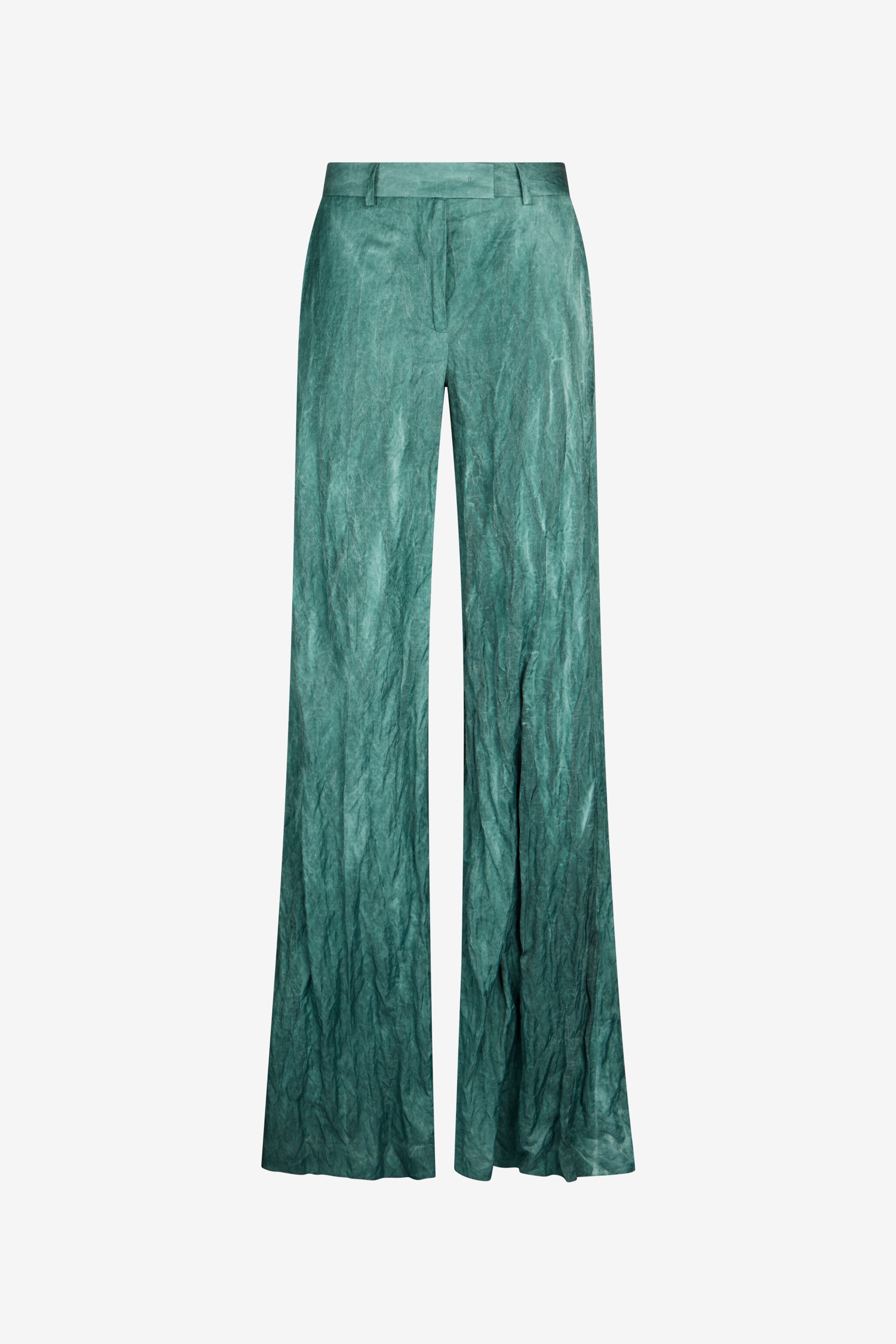Crinkled Texture Trousers - 1