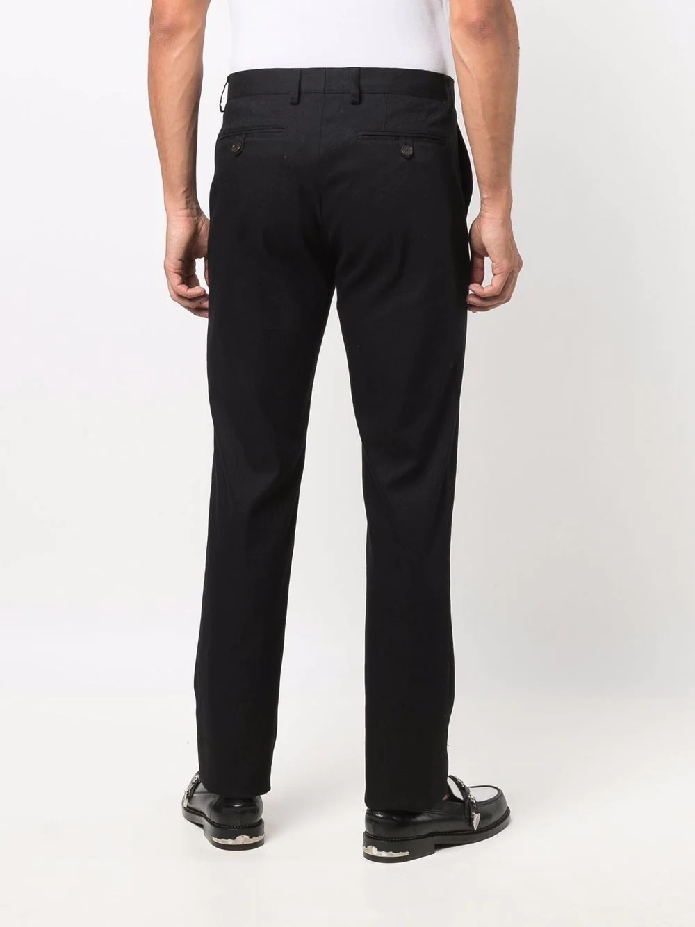 slim-cut trousers - 4