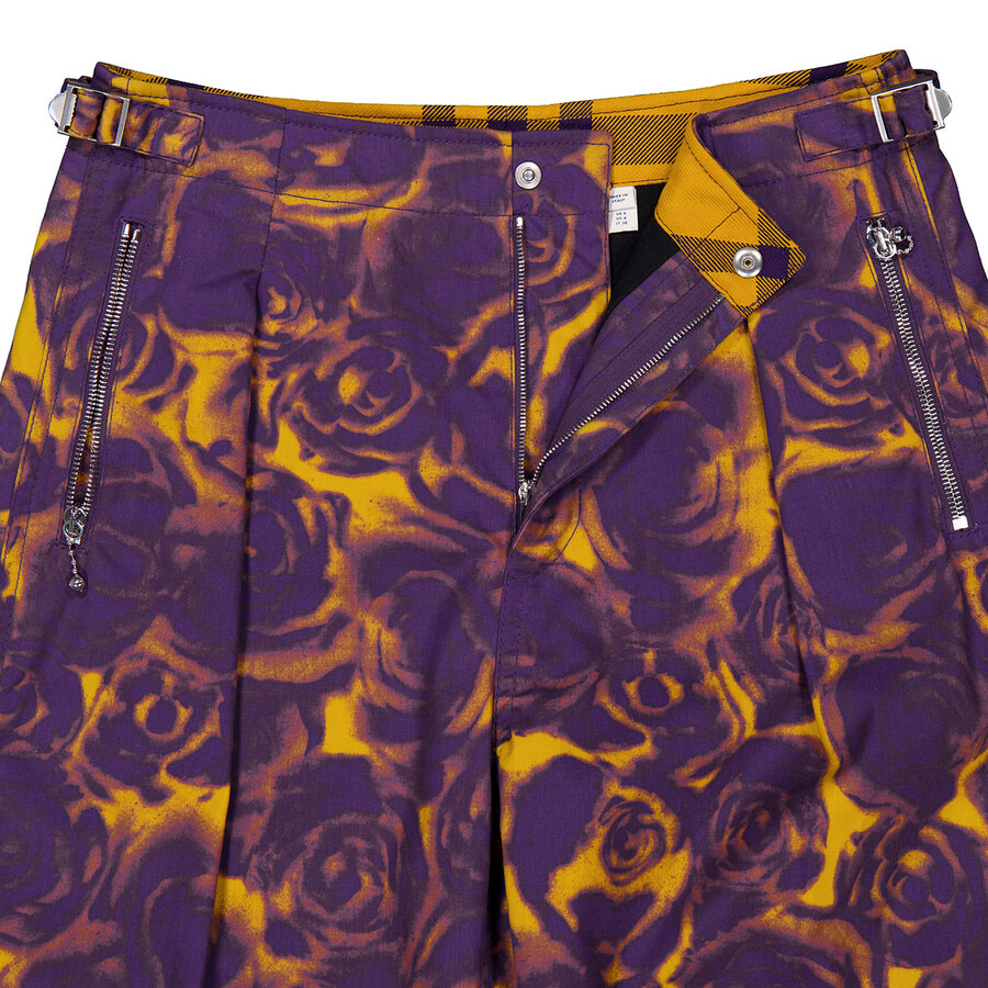 Burberry Floral Print Trousers - 7