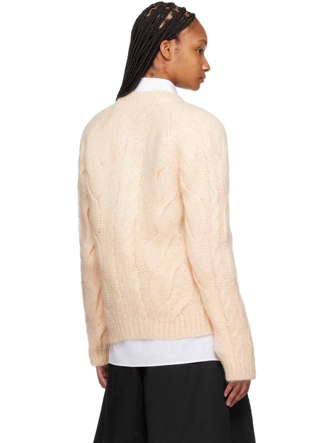 Orange Raglan Cardigan - 3