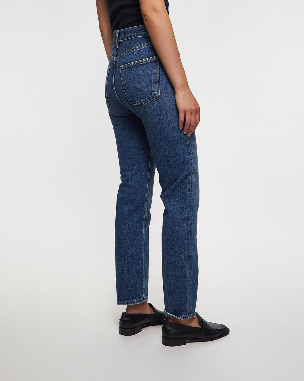 90's Pinch Waist H/R Straight Rang Dark indigo - 4