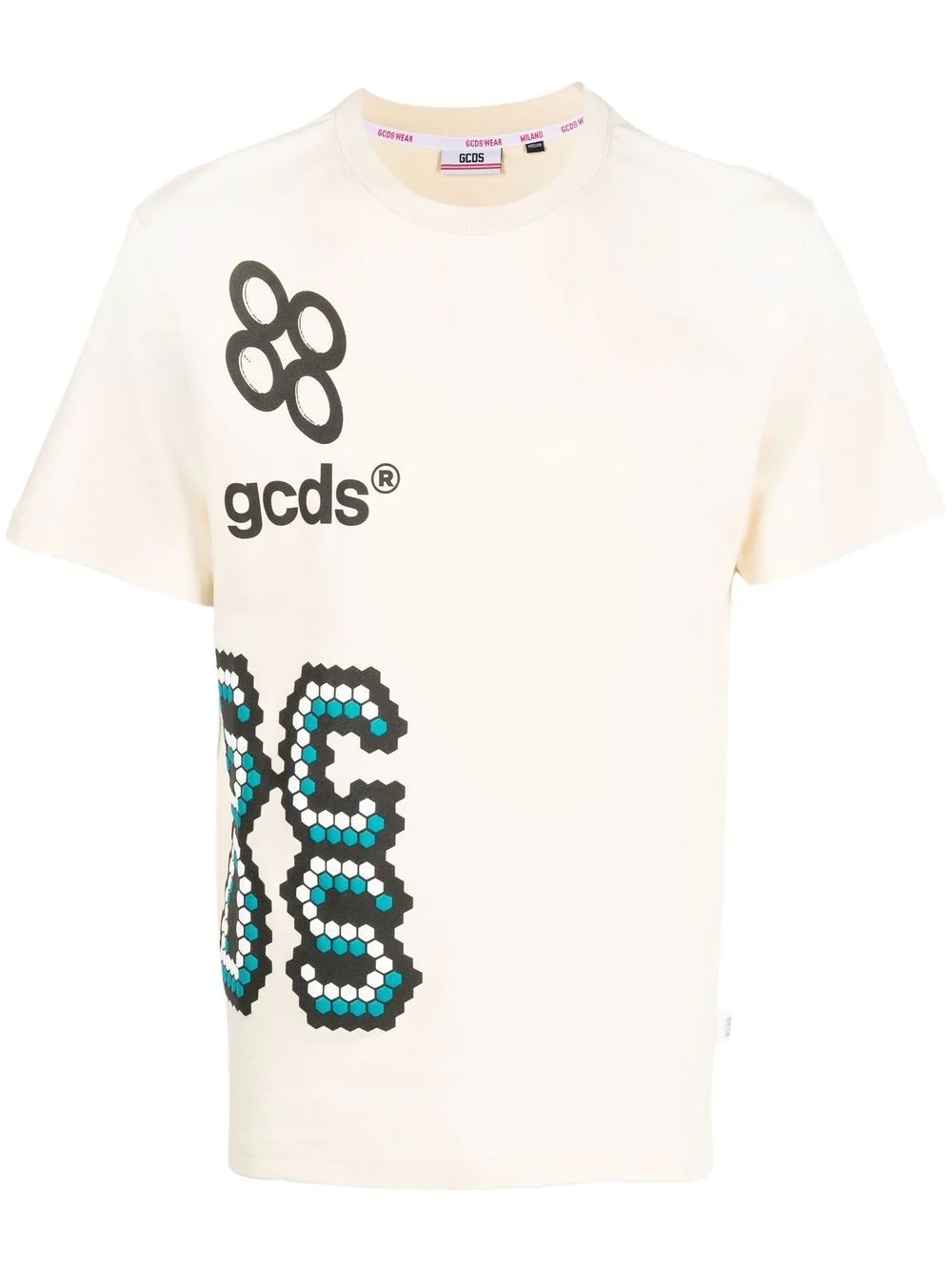 logo-print T-shirt - 1