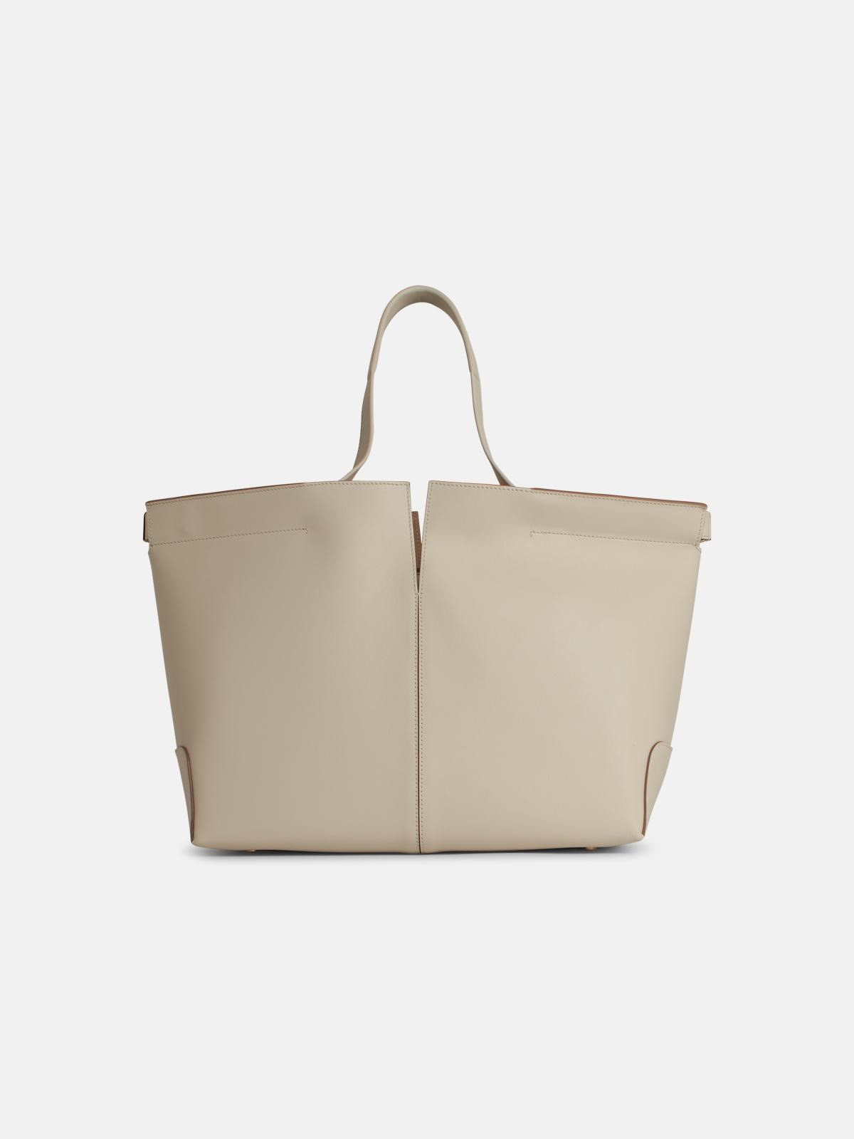 'DI BAG' IVORY LEATHER BAG - 3