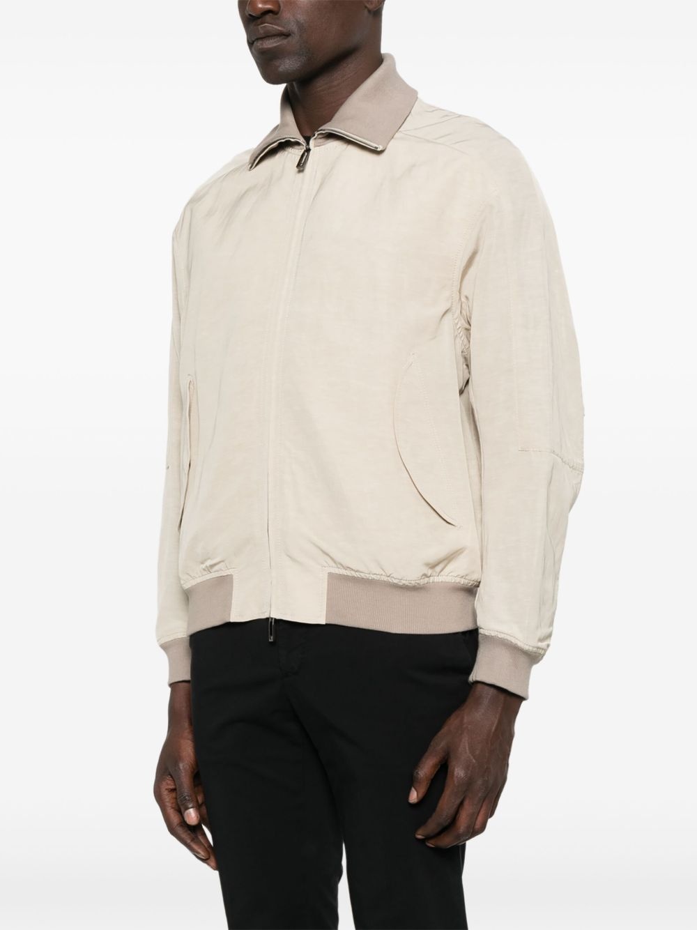 slub-textured jacket - 3