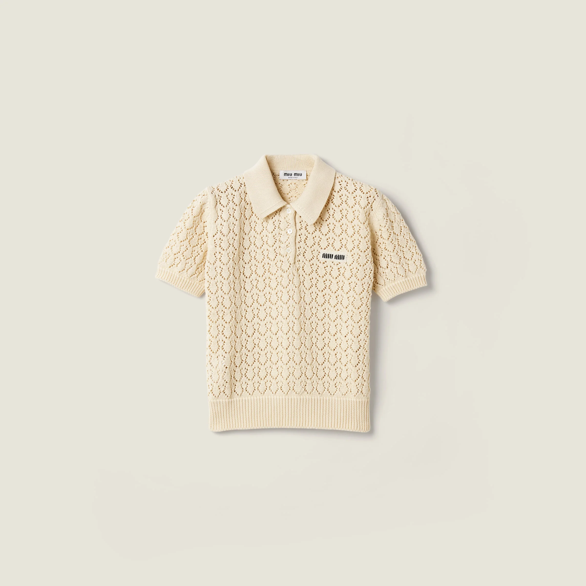 Cotton polo shirt - 1