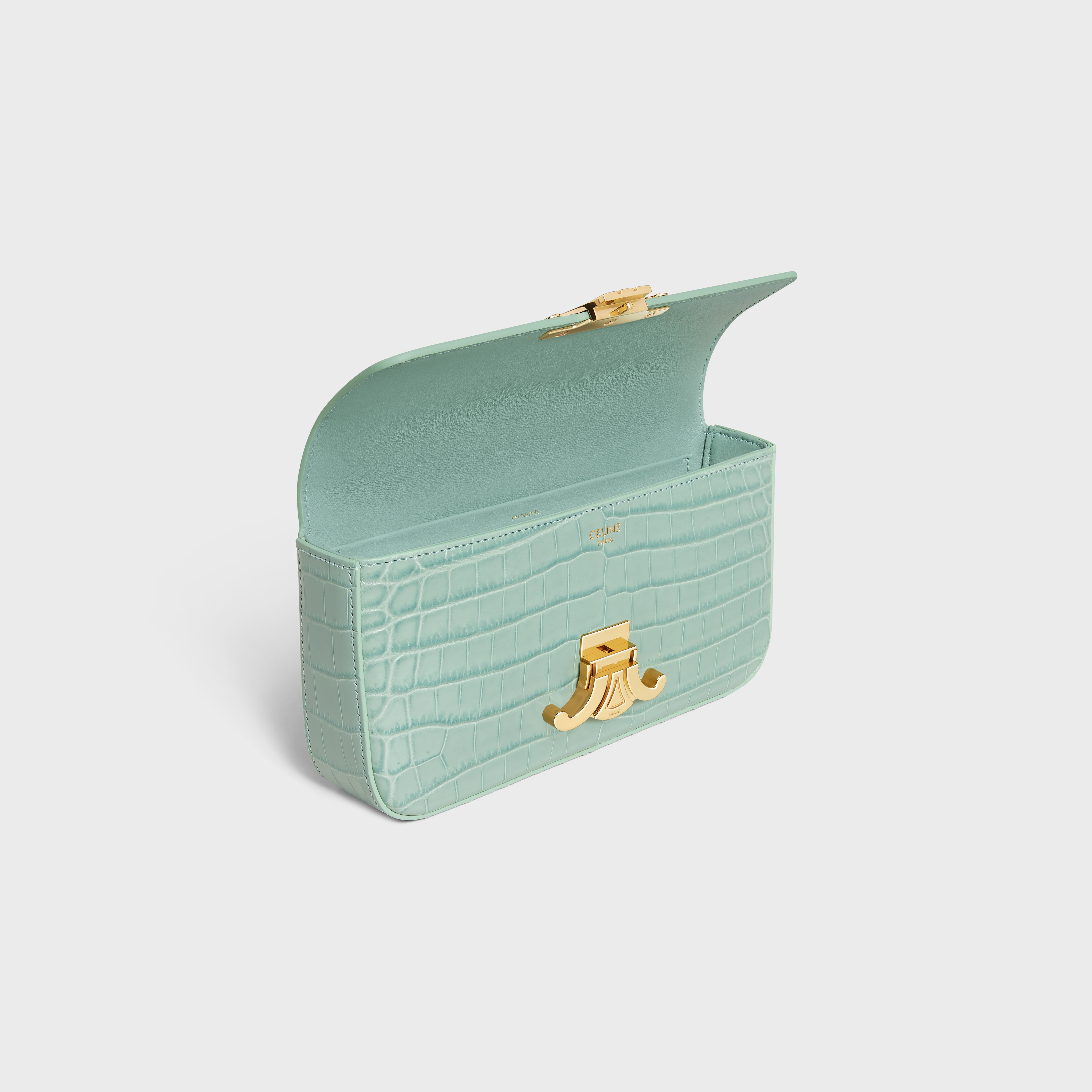 CHAIN SHOULDER BAG triomphe in Crocodile - 4