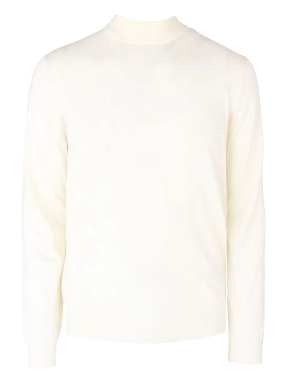 mock-neck knit sweater - 1