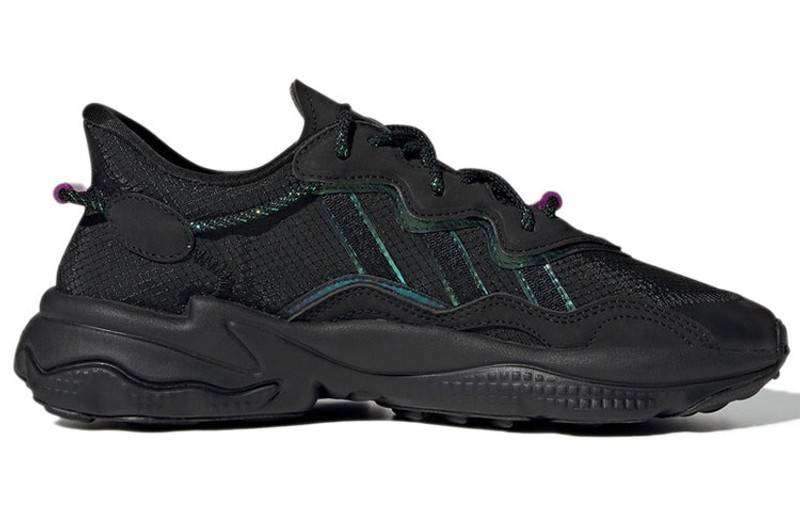 (WMNS) adidas Ozweego '블랙 그린 소닉' GW3318 2