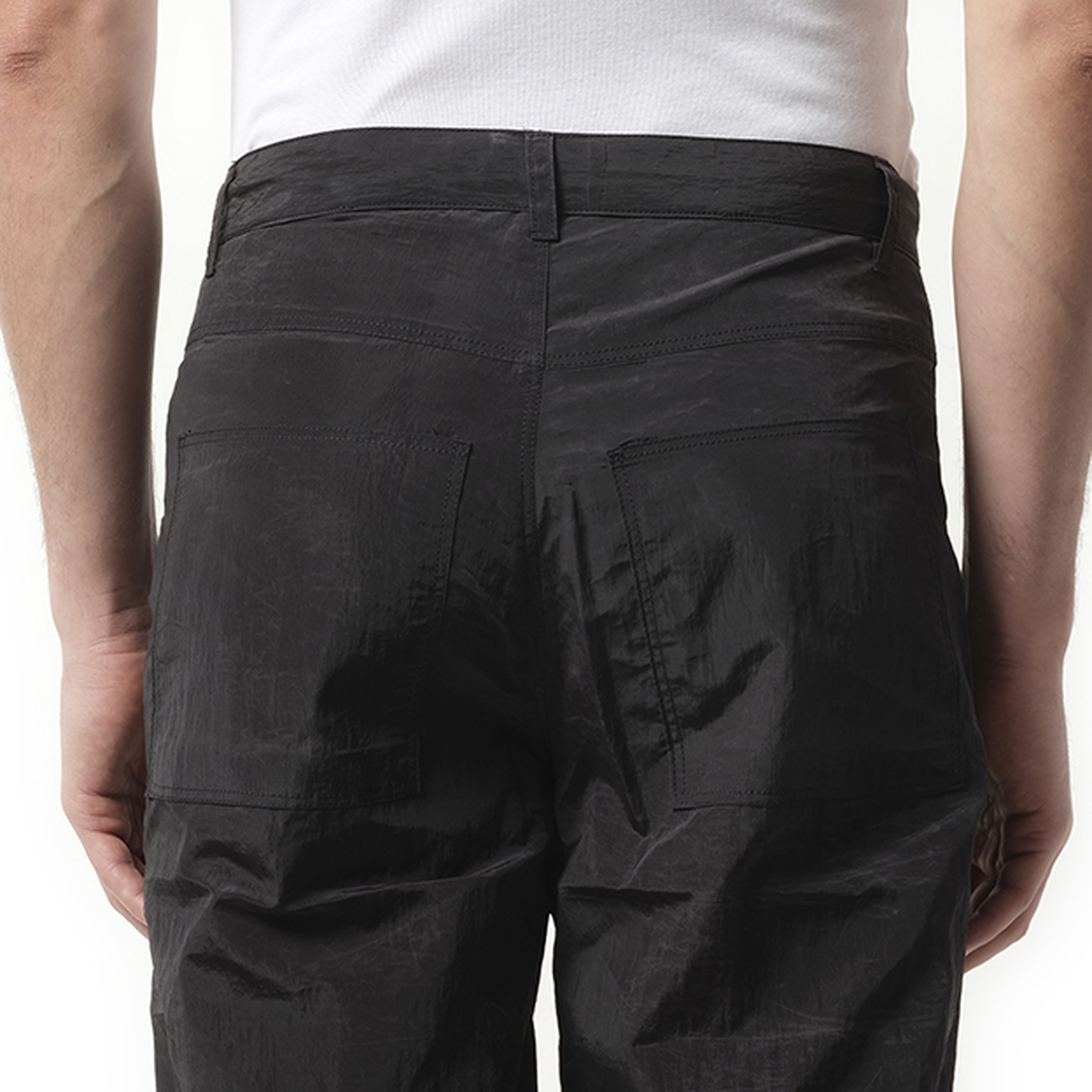 Scarred Bio Army Pants in Black - 3