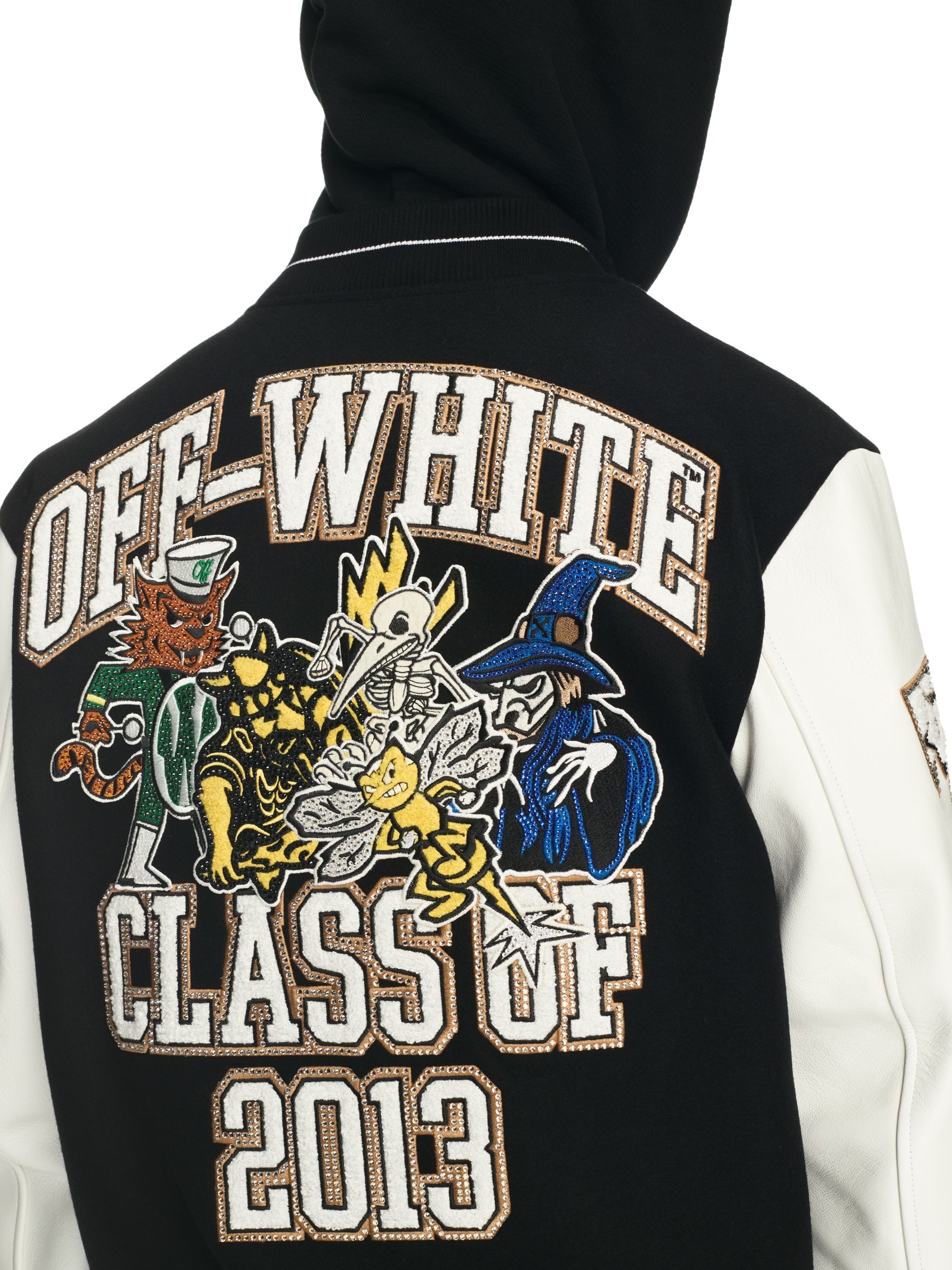 Off-white™️logic Varsity Jacket - 5