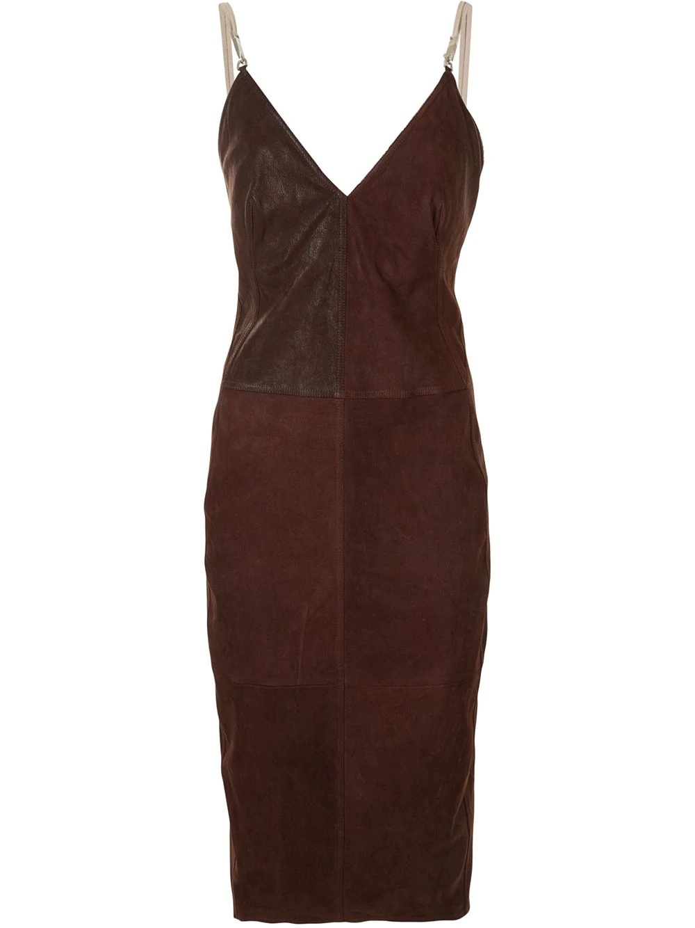 Maillot leather midi dress - 1