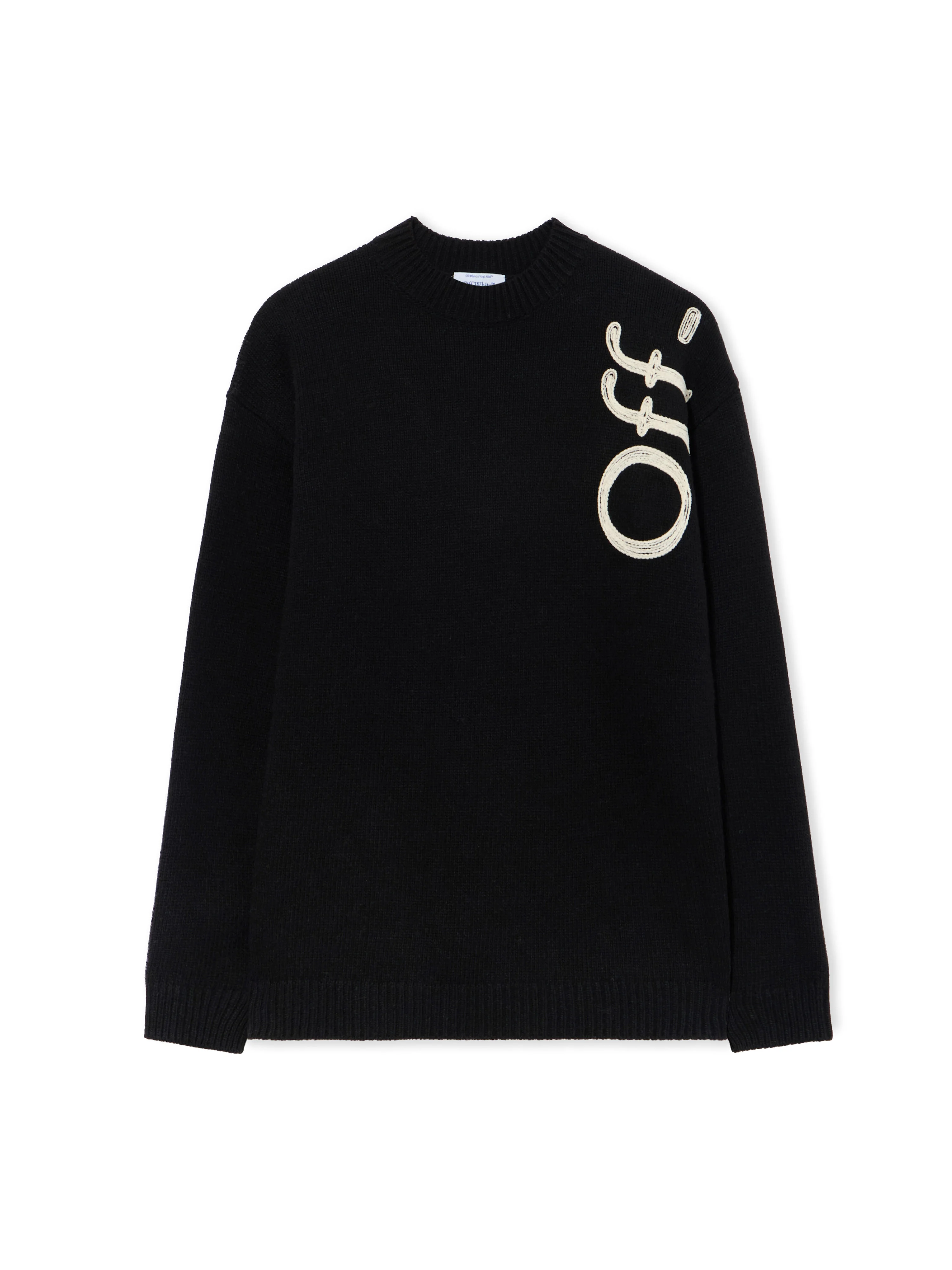 Vertical Bookish Logo Knit Crewneck - 1