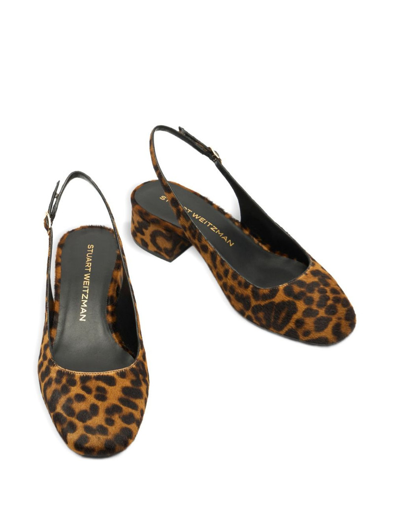 35mm Maeve slingback leopard pumps 3